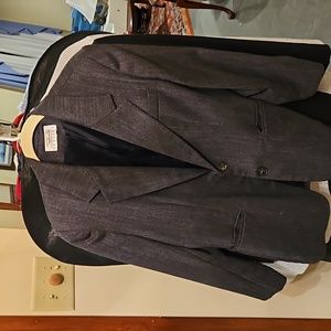 Lightweight dark gray blazer from Talbots petites